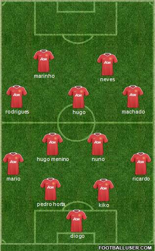 Manchester United Formation 2011