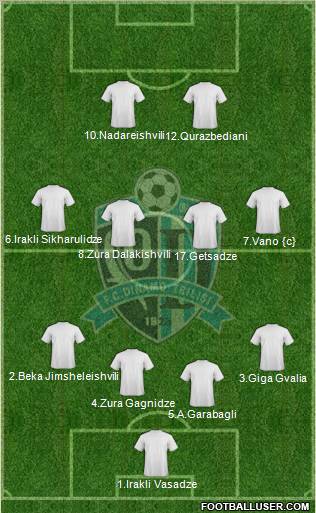 Dinamo Tbilisi Formation 2011