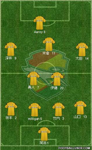 JEF United Ichihara Chiba Formation 2011