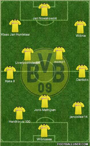 Borussia Dortmund Formation 2011