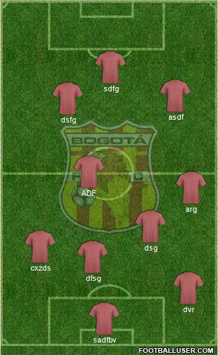 CD Bogotá FC Formation 2011