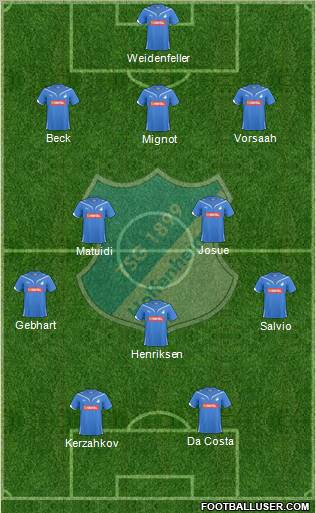 TSG 1899 Hoffenheim Formation 2011