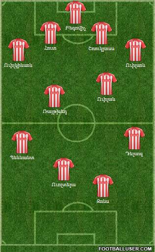 Stoke City Formation 2011
