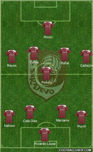 FK Sarajevo Formation 2011