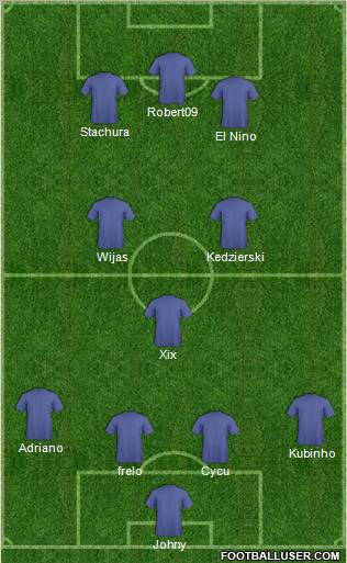 Pro Evolution Soccer Team Formation 2011