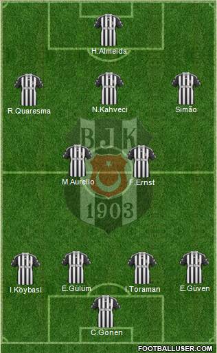 Besiktas JK Formation 2011