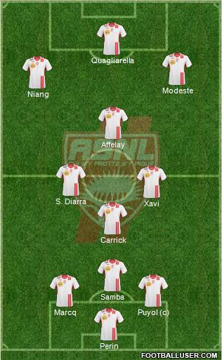 A.S. Nancy Lorraine football formation