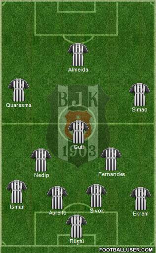 Besiktas JK Formation 2011