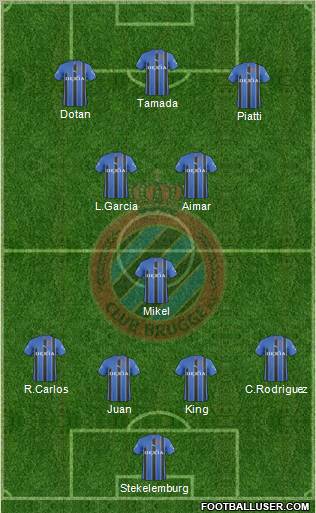 Club Brugge KV Formation 2011