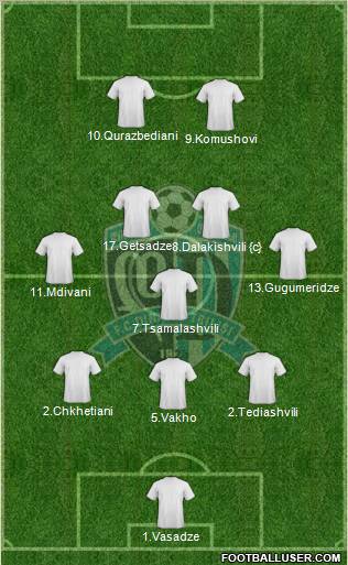 Dinamo Tbilisi Formation 2011