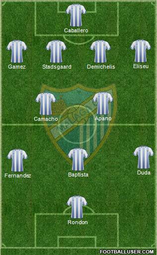 Málaga C.F., S.A.D. Formation 2011