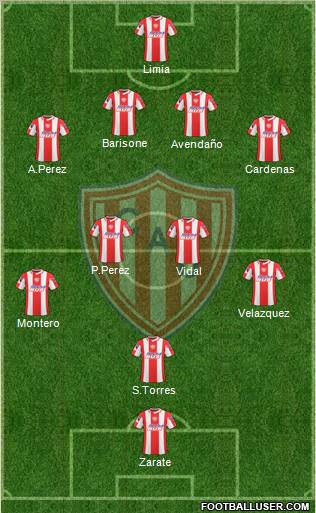Unión de Santa Fe Formation 2011