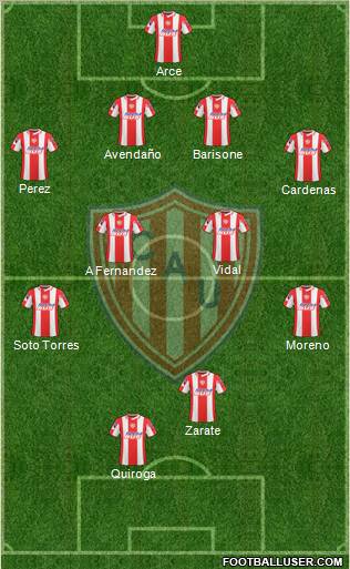 Unión de Santa Fe Formation 2011