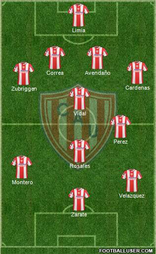 Unión de Santa Fe Formation 2011