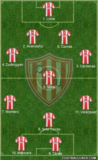 Unión de Santa Fe Formation 2011