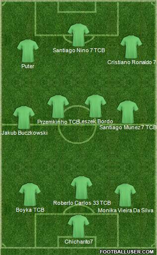 Pro Evolution Soccer Team Formation 2011
