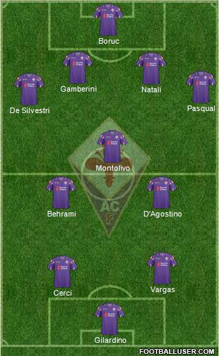Fiorentina Formation 2011