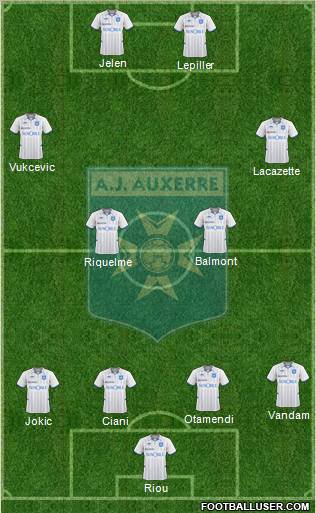 A.J. Auxerre Formation 2011