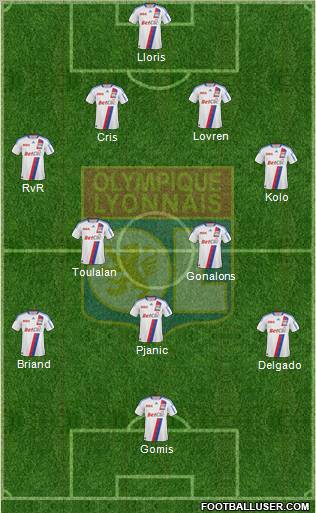 Olympique Lyonnais Formation 2011