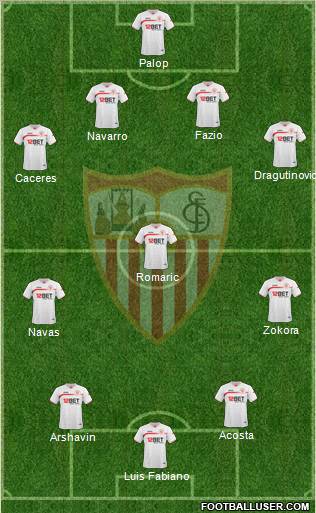 Sevilla F.C., S.A.D. Formation 2011