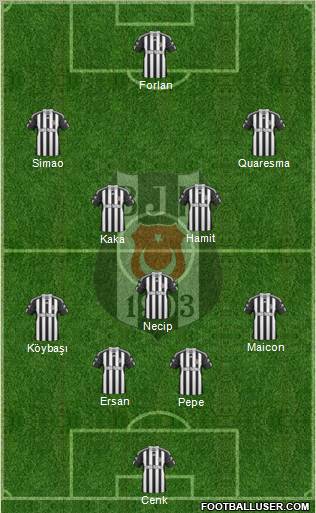 Besiktas JK Formation 2011