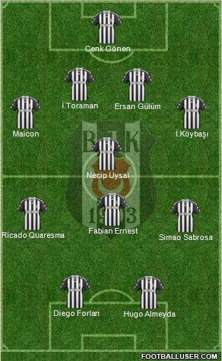 Besiktas JK Formation 2011