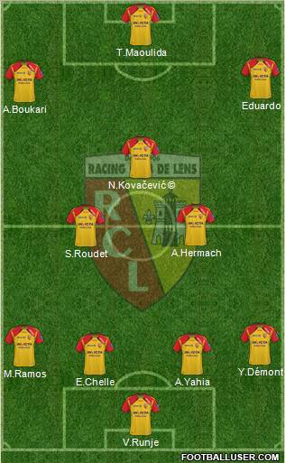 Racing Club de Lens Formation 2011