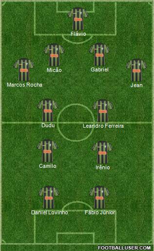 América FC (MG) Formation 2011