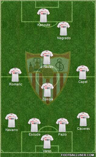 Sevilla F.C., S.A.D. Formation 2011