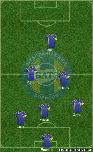 BATE Borisov Formation 2011