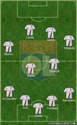 Olympique Lyonnais Formation 2011