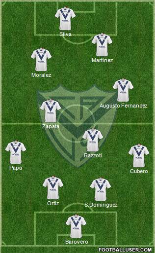 Vélez Sarsfield football formation