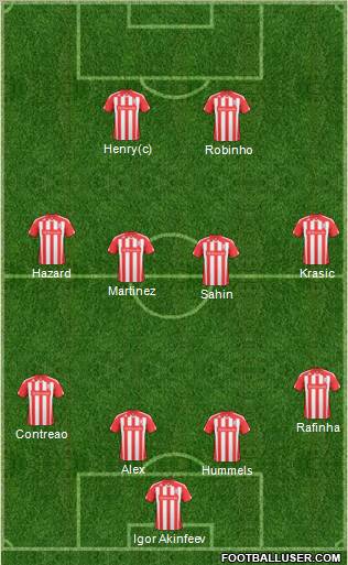 Stoke City Formation 2011