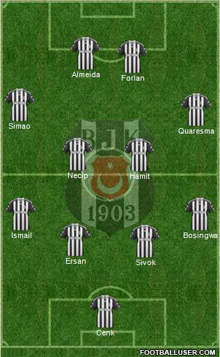 Besiktas JK Formation 2011