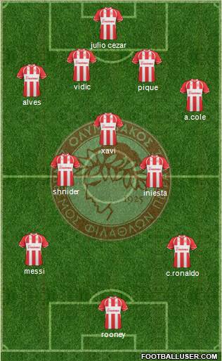 Olympiakos SF Piraeus Formation 2011