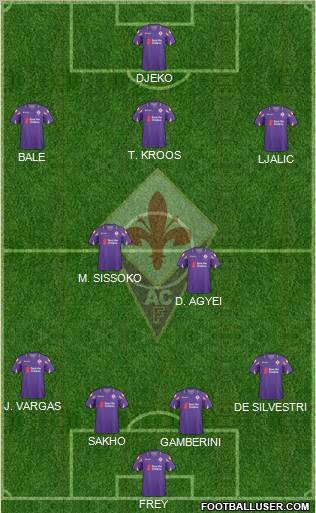 Fiorentina Formation 2011