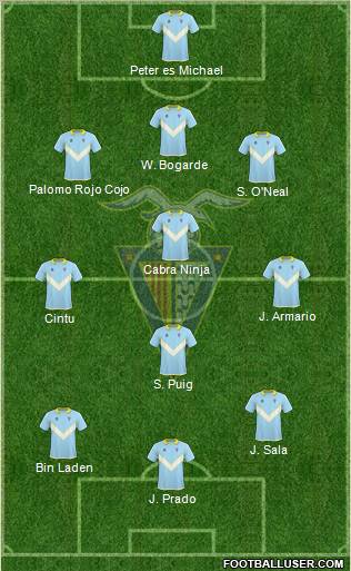 C.F. Badalona Formation 2011
