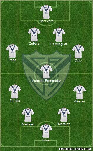 Vélez Sarsfield football formation