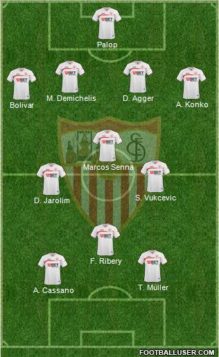 Sevilla F.C., S.A.D. Formation 2011