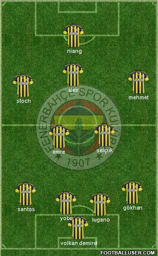Fenerbahçe SK Formation 2011