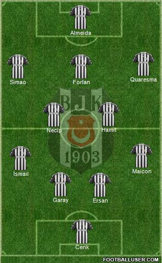 Besiktas JK Formation 2011