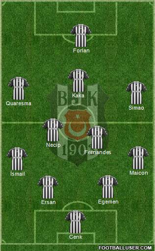Besiktas JK Formation 2011