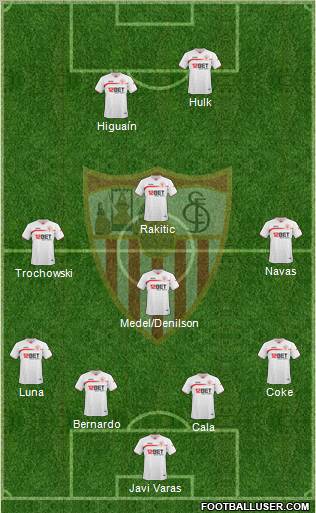 Sevilla F.C., S.A.D. Formation 2011