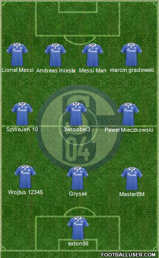FC Schalke 04 Formation 2011