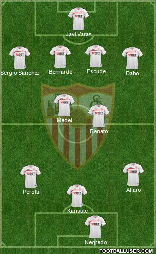 Sevilla F.C., S.A.D. Formation 2011
