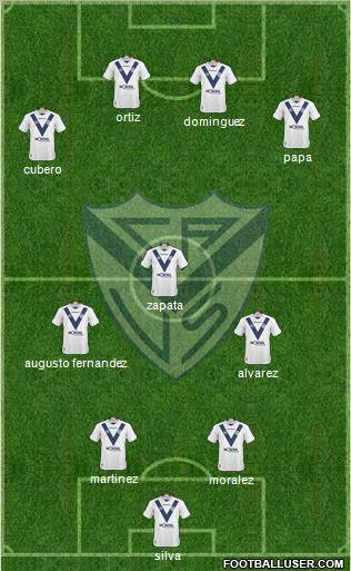 Vélez Sarsfield Formation 2011