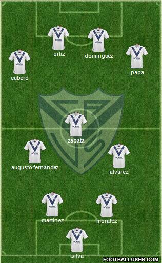 Vélez Sarsfield football formation