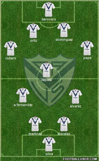 Vélez Sarsfield Formation 2011