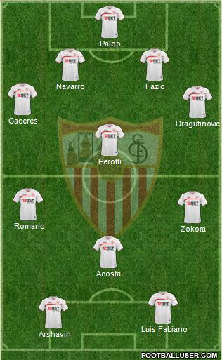 Sevilla F.C., S.A.D. Formation 2011