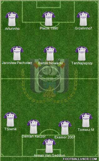 RSC Anderlecht Formation 2011